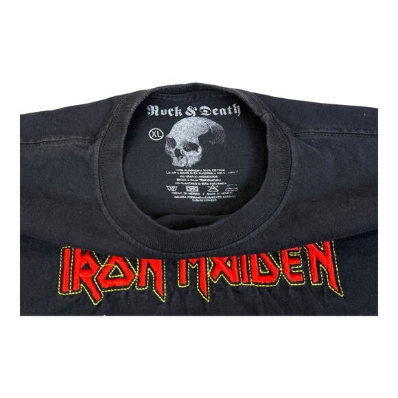 RARE Iron Maiden Legacy Of The Beast Tour Shirt XL Mexico City Night Of The Dead - Picture 10 of 10